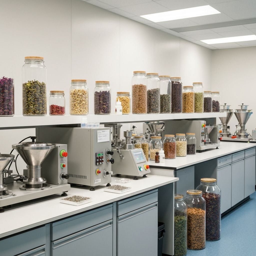 Supplement manufacturing and capsule production